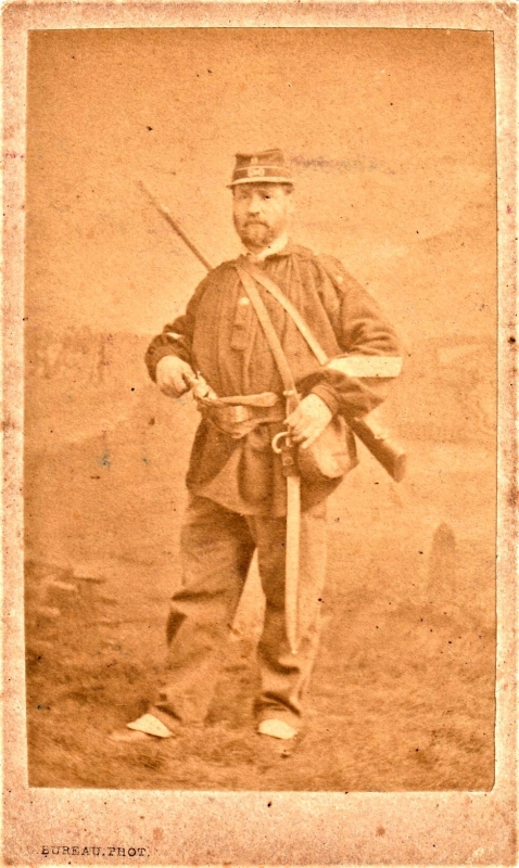 Auguste Delcambre (?) en uniforme militaire