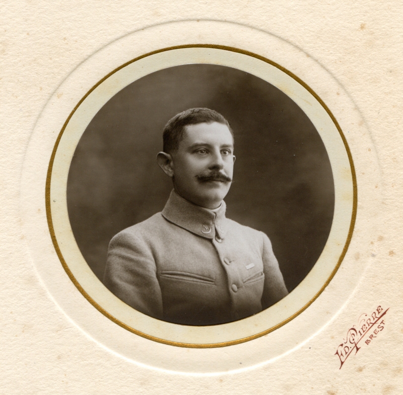 Gabriel Gautret en uniforme, l'année de l'Armistice