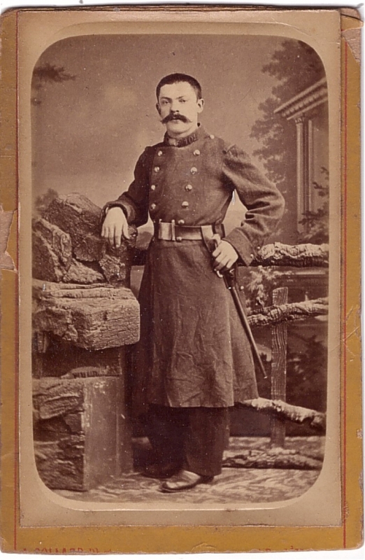 Jean Baroin pendant son service militaire au 101e régiment d'infanterie
