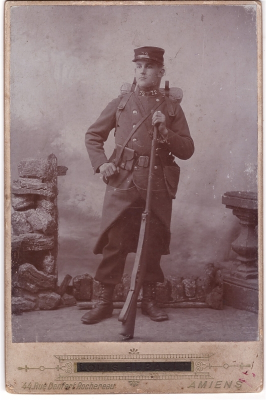 Soldat du 72e régiment d'infanterie