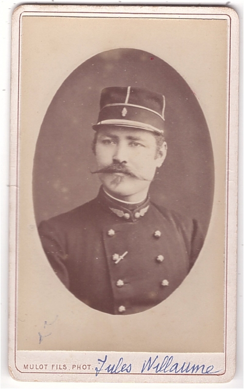 Jules Willaume, sous-lieutenant d'artillerie