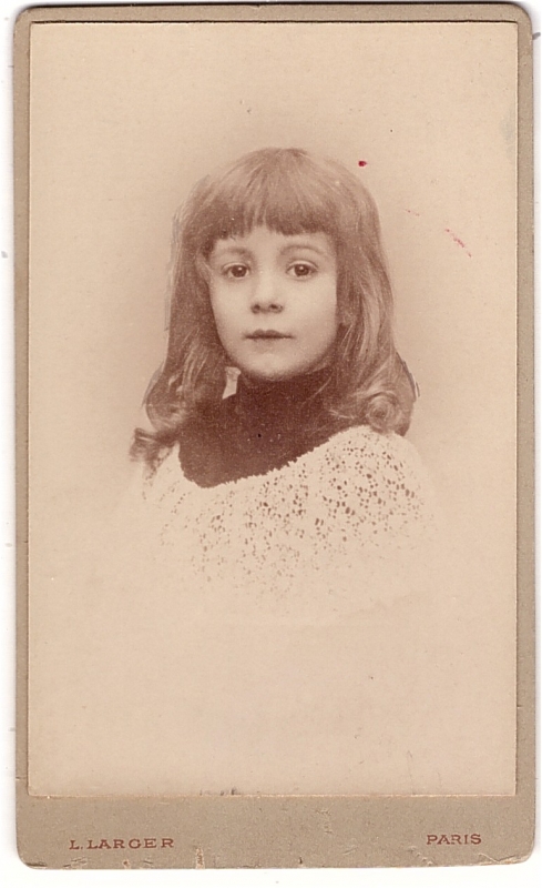 Renée Lamy, enfant