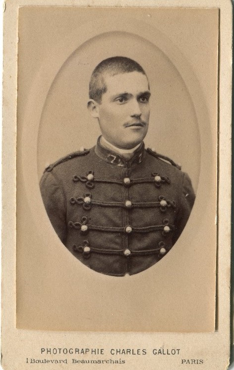 Félix Valère Duveau, artilleur du 7e régiment