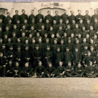 Un escadron du 137e regiment dinfanterie en 1908
