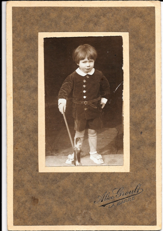 Claude Bigorne enfant