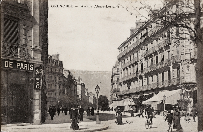 Grenoble -Avenue Alsace-Lorraine.