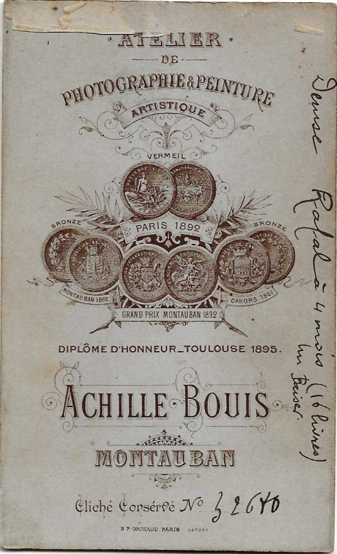 Denise Rafal âgée de 4 mois