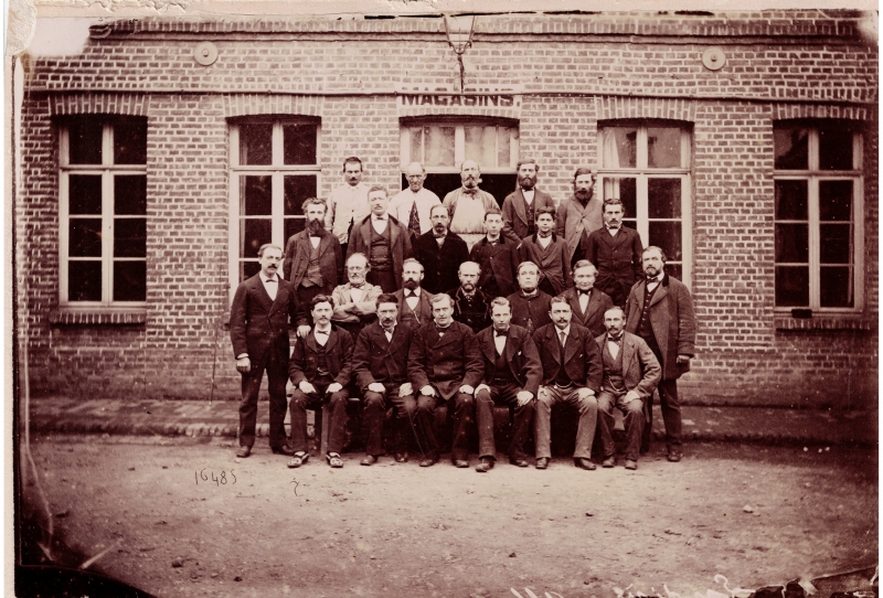 Employés de la fabrique de bonneterie Lardière