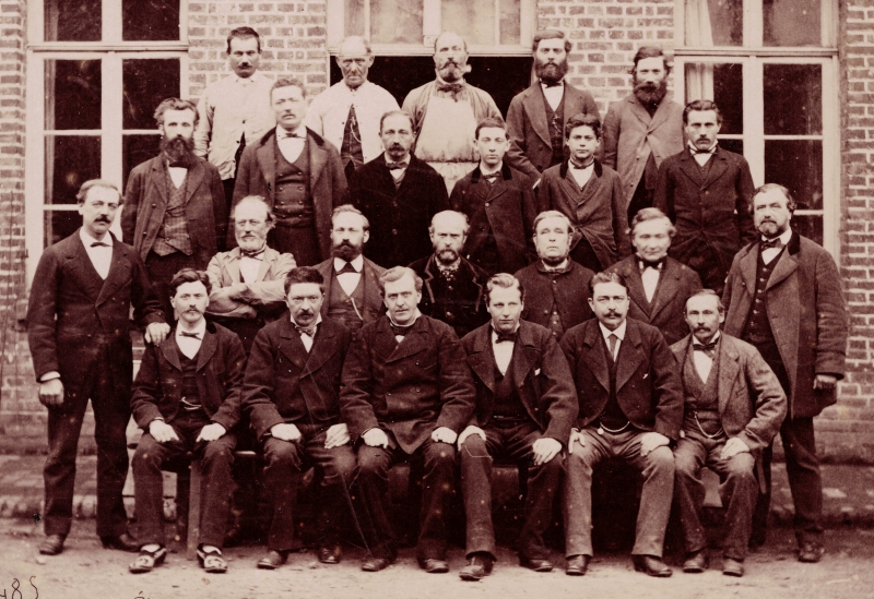 Employés de la fabrique de bonneterie Lardière
