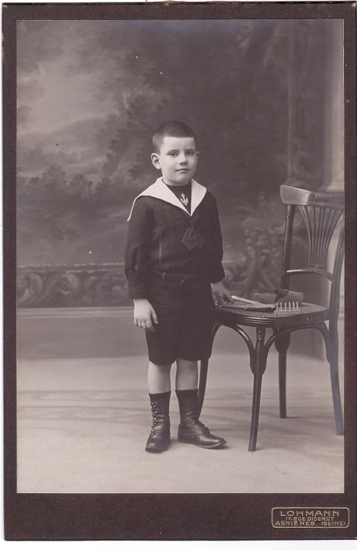 André, à l'âge de cinq ans