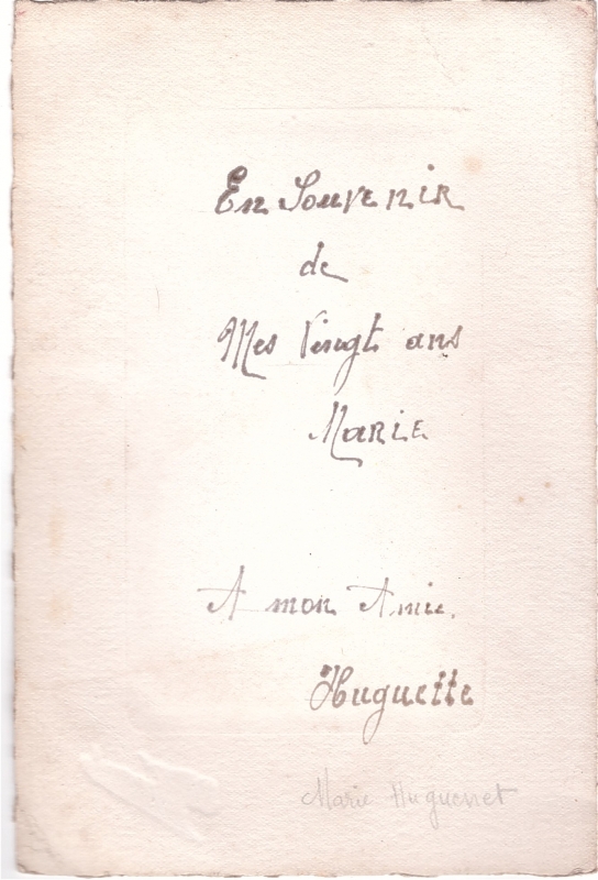 Marie Huguenet, âgée de 20 ans