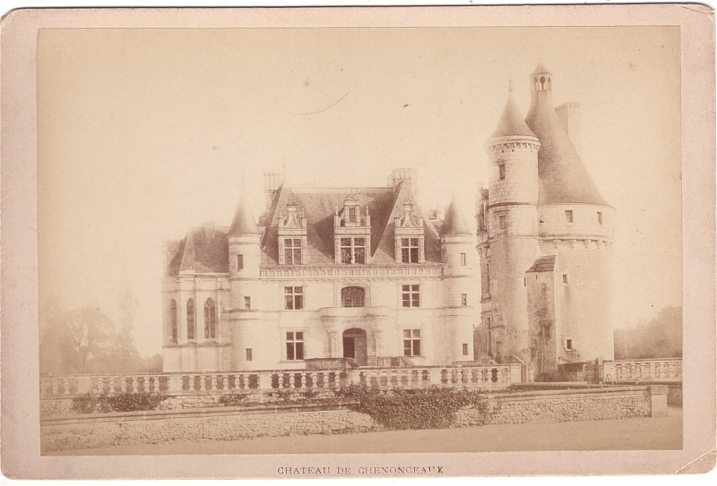 Château de Chenonceau. Façade nord et tour des Marques