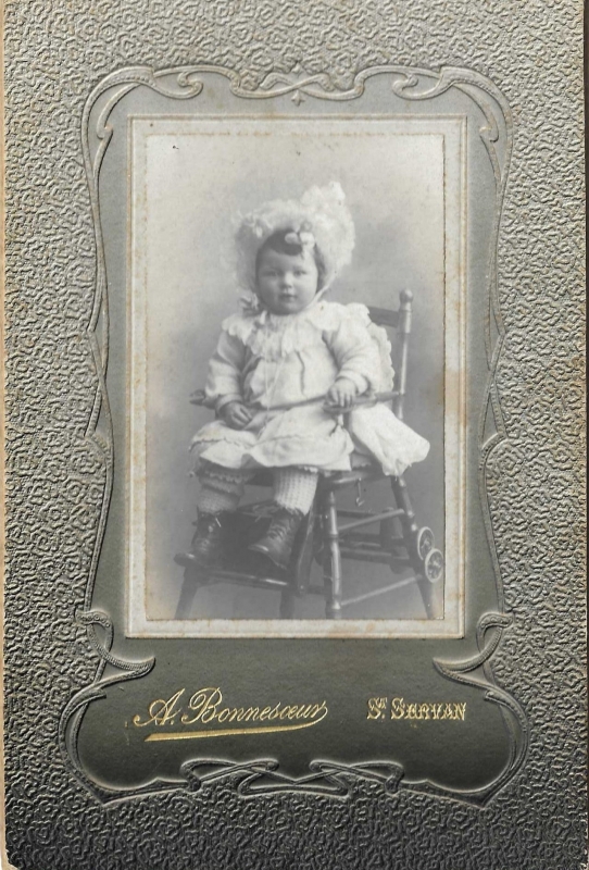 René Renaut âgé d'un an