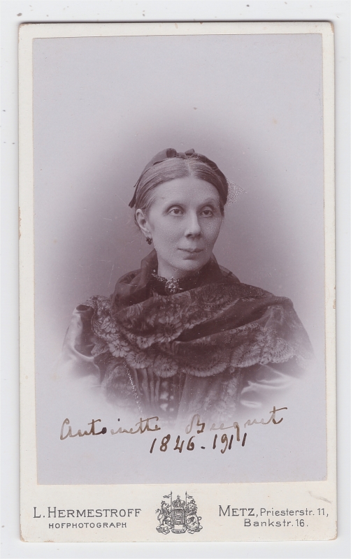 Portrait d'Antoinette Buguet (1846-1911)