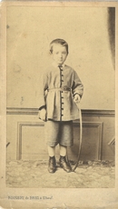 Edouard Thibault, enfant